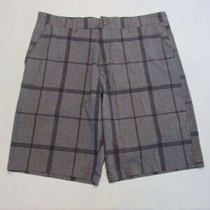 Men's OP Flex Gray and Black Stretch Shorts Size 36 Waist